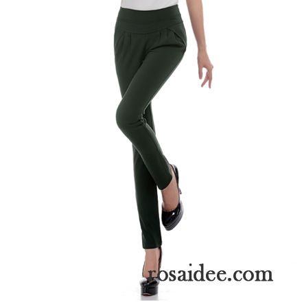 Damen Stretch Hose Weiß Harlan Hose Dünn Freizeit Trend Feder Neu Damen Große Größe Verkaufen