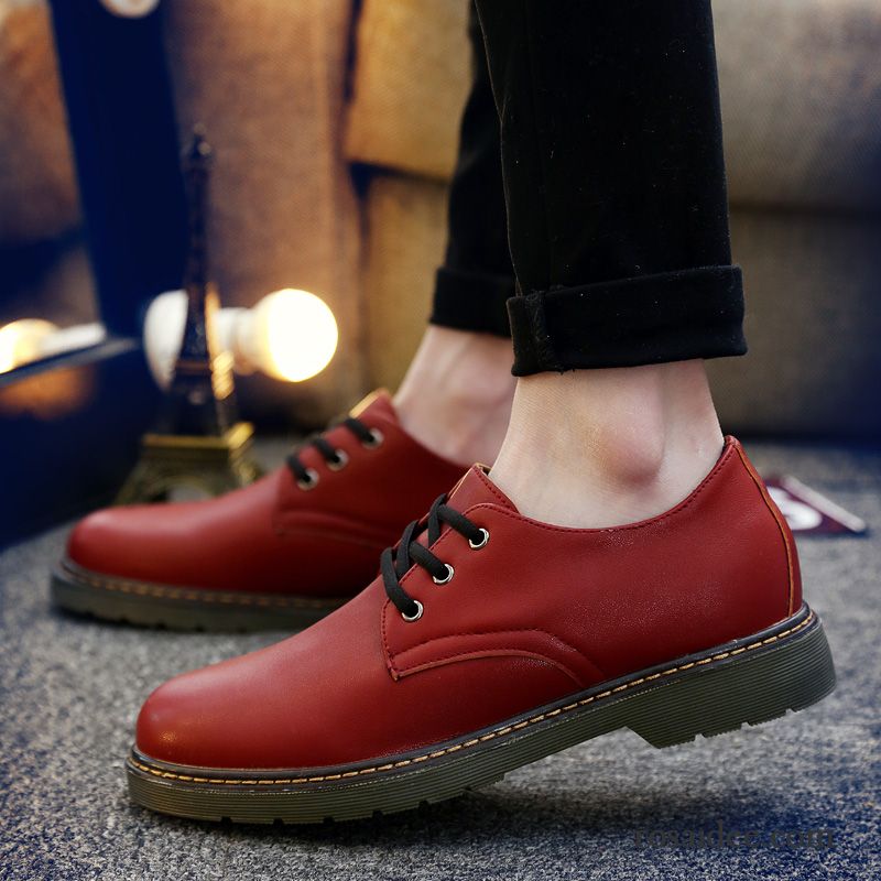 Leder Schuhe Herren Bequem Trend Schwarz Herbst Lederschue Casual Schuhe Lovers Sommer Teenager Herren Runde Zehe Kaufen