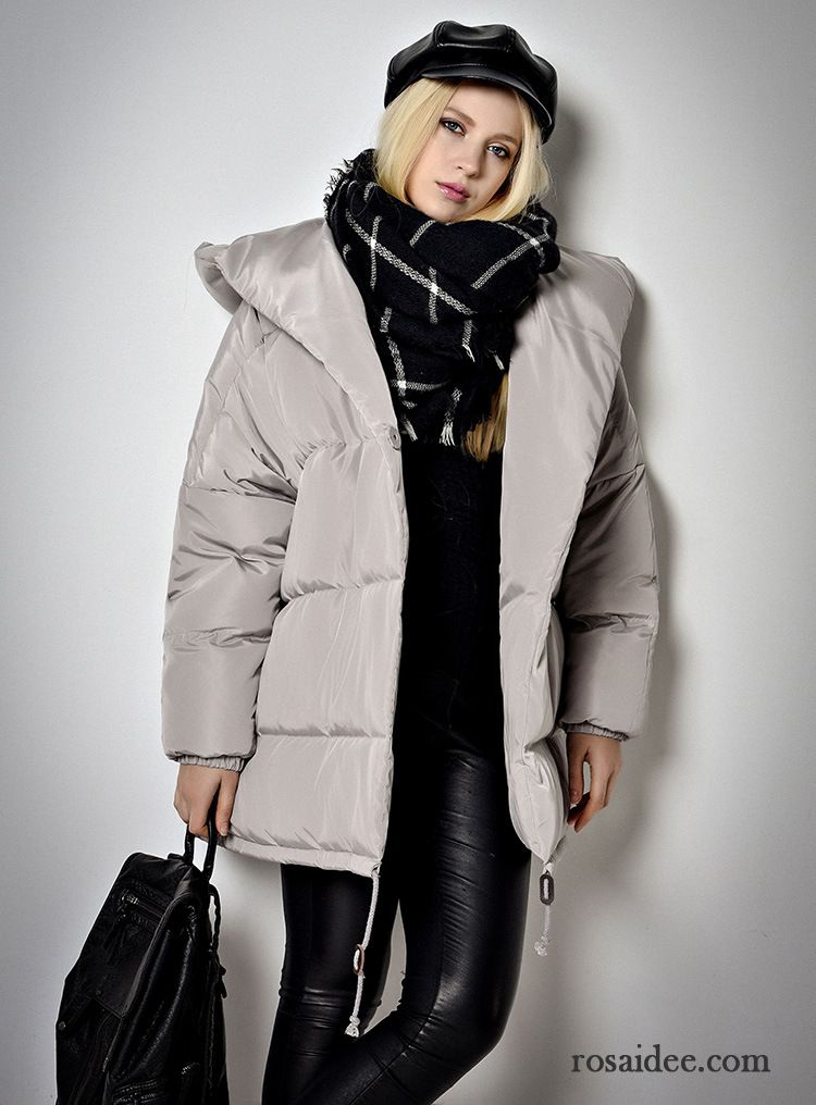 Leichte Damen Steppjacke Duck Nach Unten Verdickung Langer Abschnitt Trend Daunenjacke Damen Weiß Kapuze Winter Kaufen