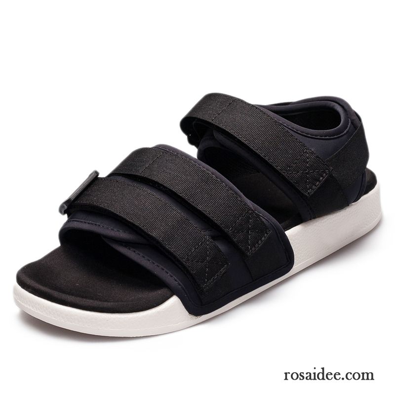 Sandalen Herren Mode Trend Schuhe Beliebt Schüler Lovers Sandfarben Schwarz