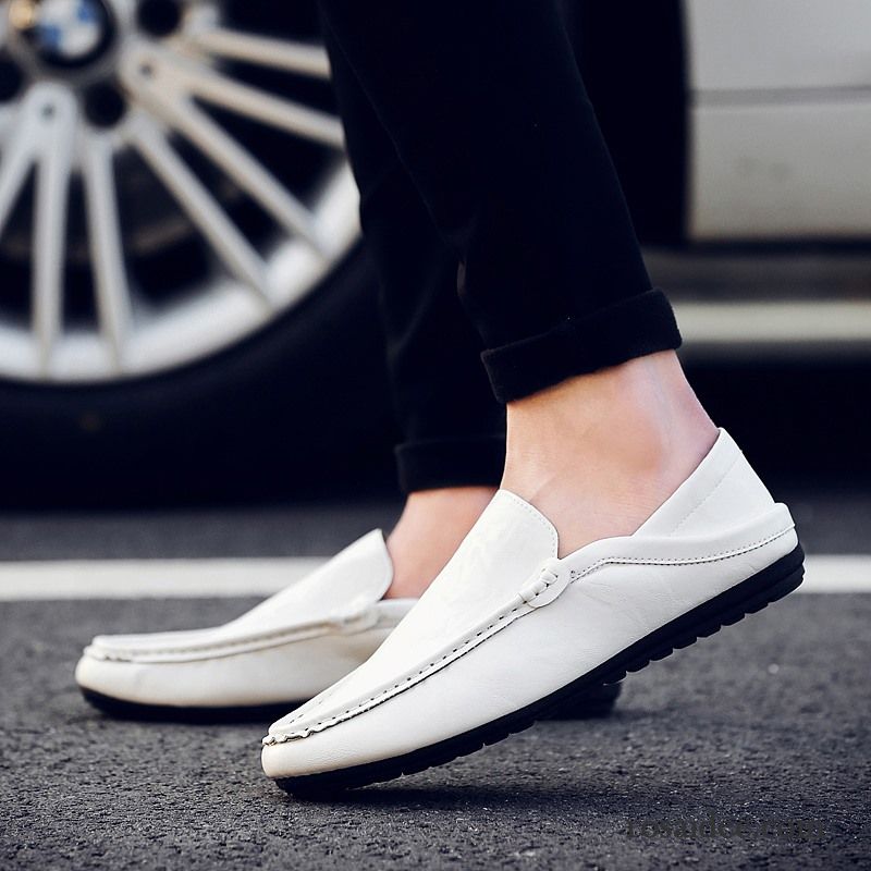 Schuhe Herren England Casual Herbst Lederschue Jugend Trend Schuhe Slip-on Faul Herren Sommer Verkaufen