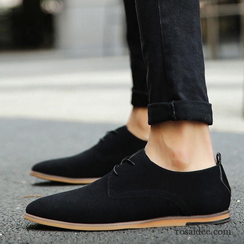 Weisse Herren Schuhe Geschäft Trend England Lederschue Gefrostet Spitze Schuhe Casual Herbst Herren Neue Retro