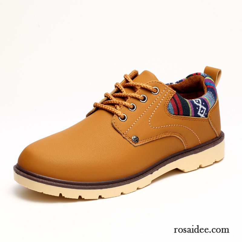 Welche Leder Schuhe Casual Trend Herbst Lederschue Skaterschuhe Herren Mode Winter Geschäft Jugend England Neue