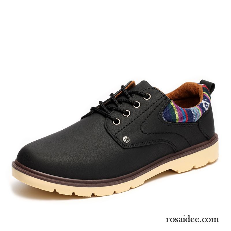 Welche Leder Schuhe Casual Trend Herbst Lederschue Skaterschuhe Herren Mode Winter Geschäft Jugend England Neue