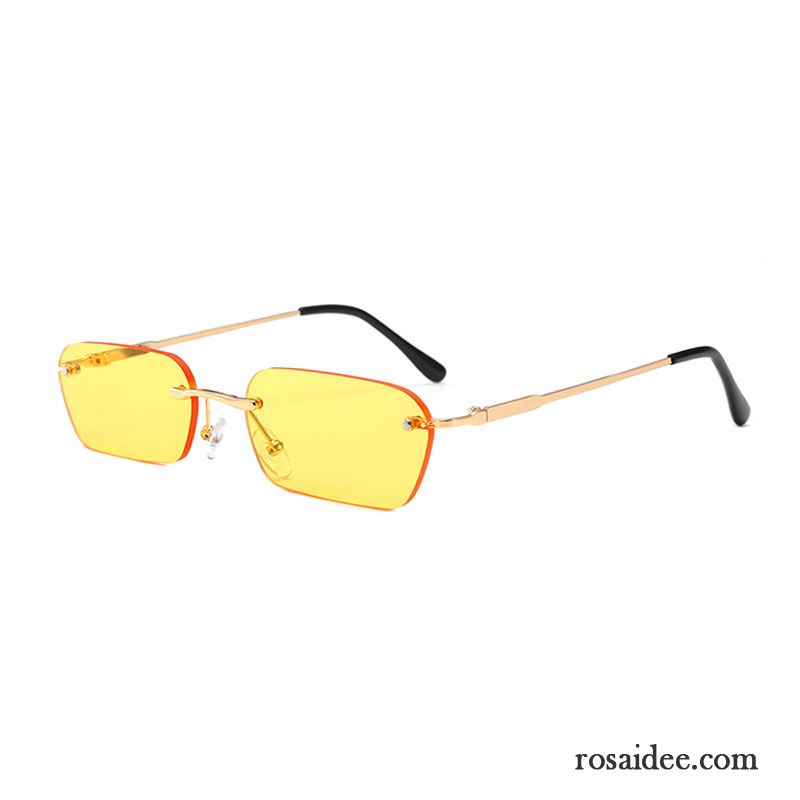 Sonnenbrille Damen Sonnenbrillen Hip-hop Retro Persönlichkeit Herren Transparent Farbe Gelb